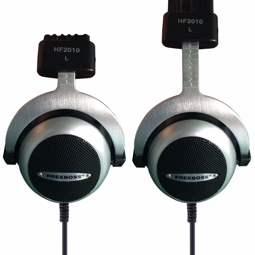 HF2010 Hi-Fi наушники полуоткрытые Накладные наушники 3,5 6,3 разъем регулируемый и светильник повязка на голову hifi гарнитура наушники