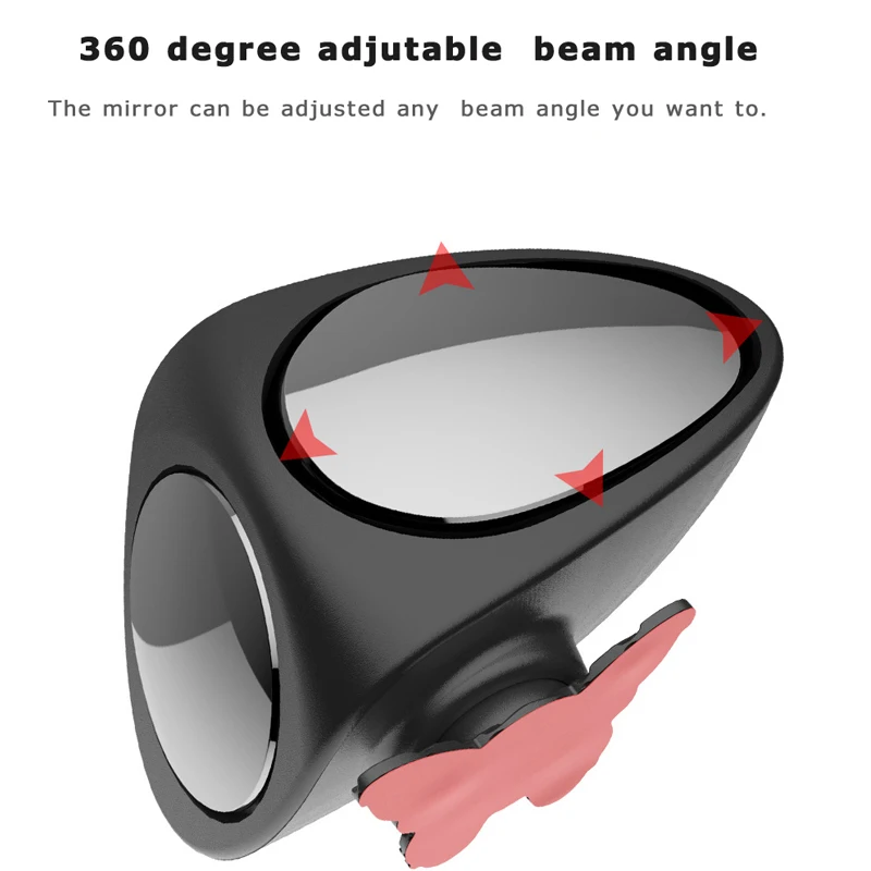 Car Blind Spot Mirror Wide Angle 360 Rotation Adjustable Convex Rear View for Safety Parking mirror | Автомобили и мотоциклы