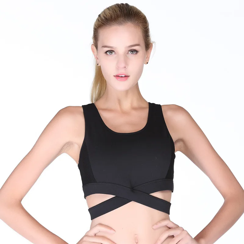 Женственная Дамская обувь йога бюстгальтеры жилет работает Для женщин рубашки