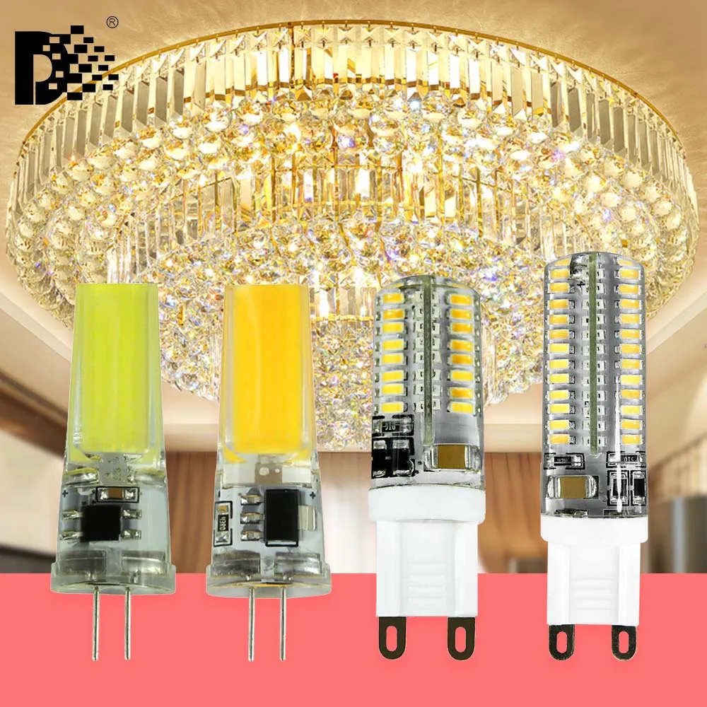 LED G4 COB G9 Lampadina AC 220 V 5 W 9 SMD Luci di Illuminazione sostituire Alogena Faretto lampadario Decorative lamps | Освещение