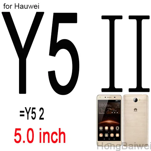 For Huawei Y5 II Флип кожаный чехол покрытие для huawei P Smart Honor 8X 7A 6A 6C 6X 7X 7C Pro 8 9 5A P9 P8 lite mini P10 20 Y5 Y6 Prime Y7 - Цвет: For Huawei Y5 II