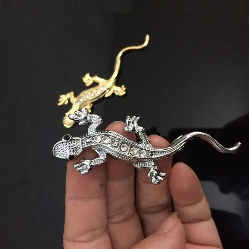 Алмазная металлическая наклейка Gecko 3D стерео стикер автомобиля тела | Автомобили