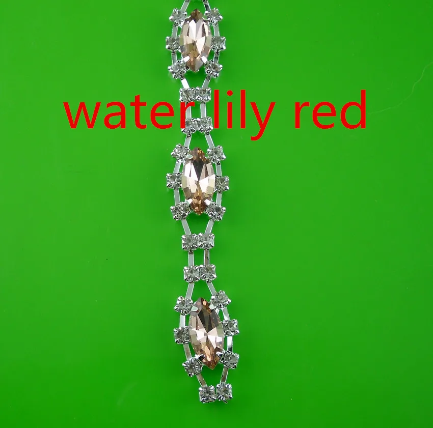 Стеклянные кристаллы конский глаз с аппликацией для костюма 7x15 мм стразы