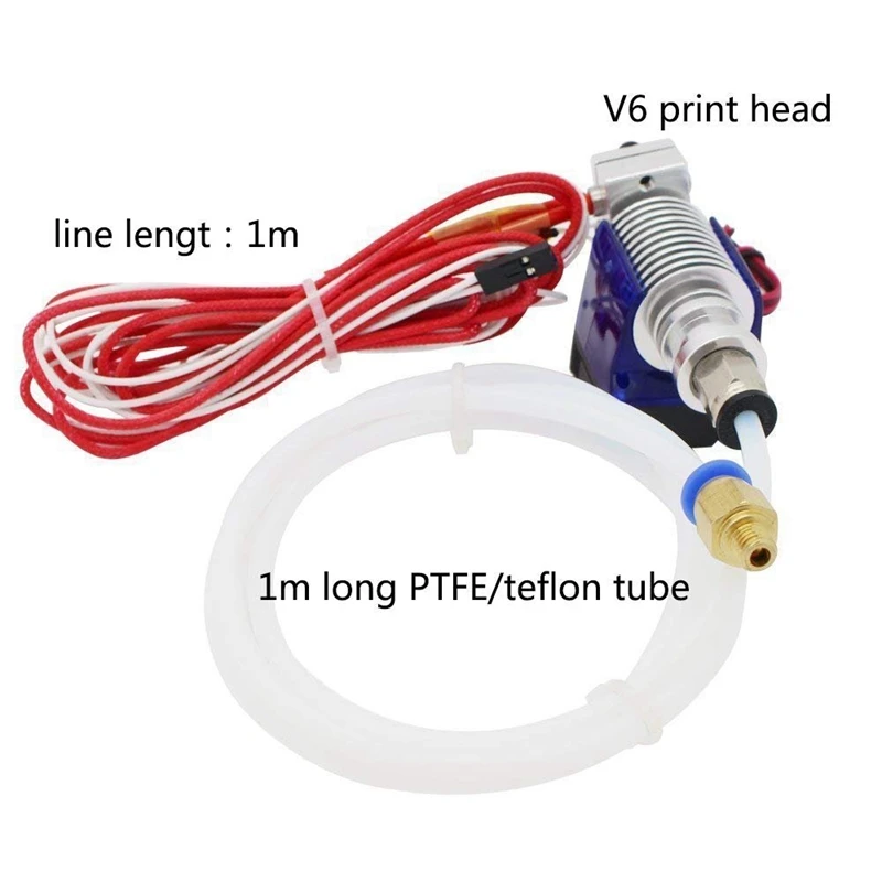 Полный комплект Hotend V6 J Head 10 шт. печатающая головка экструдера + 5 горловина из