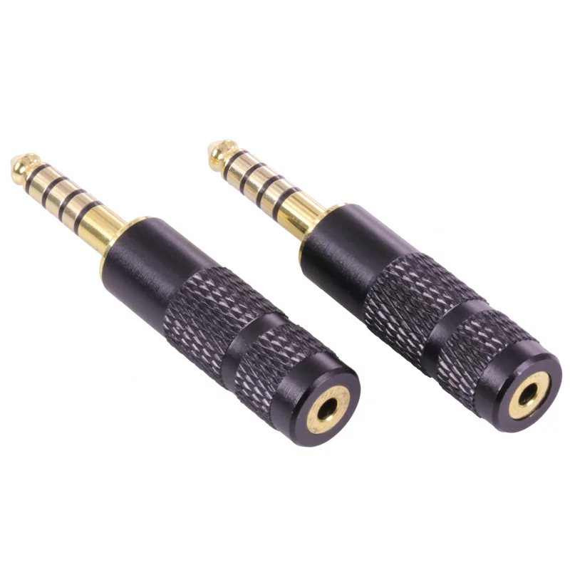 12pcs/lot 4.4mm 5 Poles Male Plug to 2.5mm 4 Female Jack Adapter for Sony NW-WM1Z NW-WM1A AMP Player 2.5 4.4 Connector | Обустройство