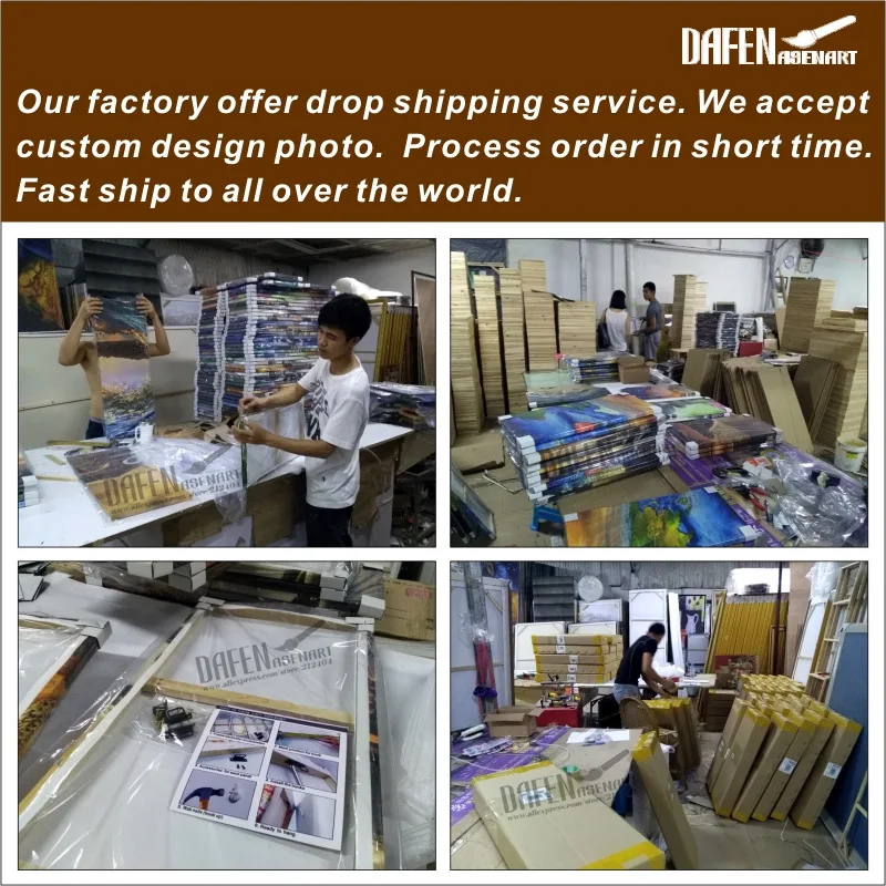 4 панели Настенная картина в рамке ночь Аврора Borealis снег изображение горного