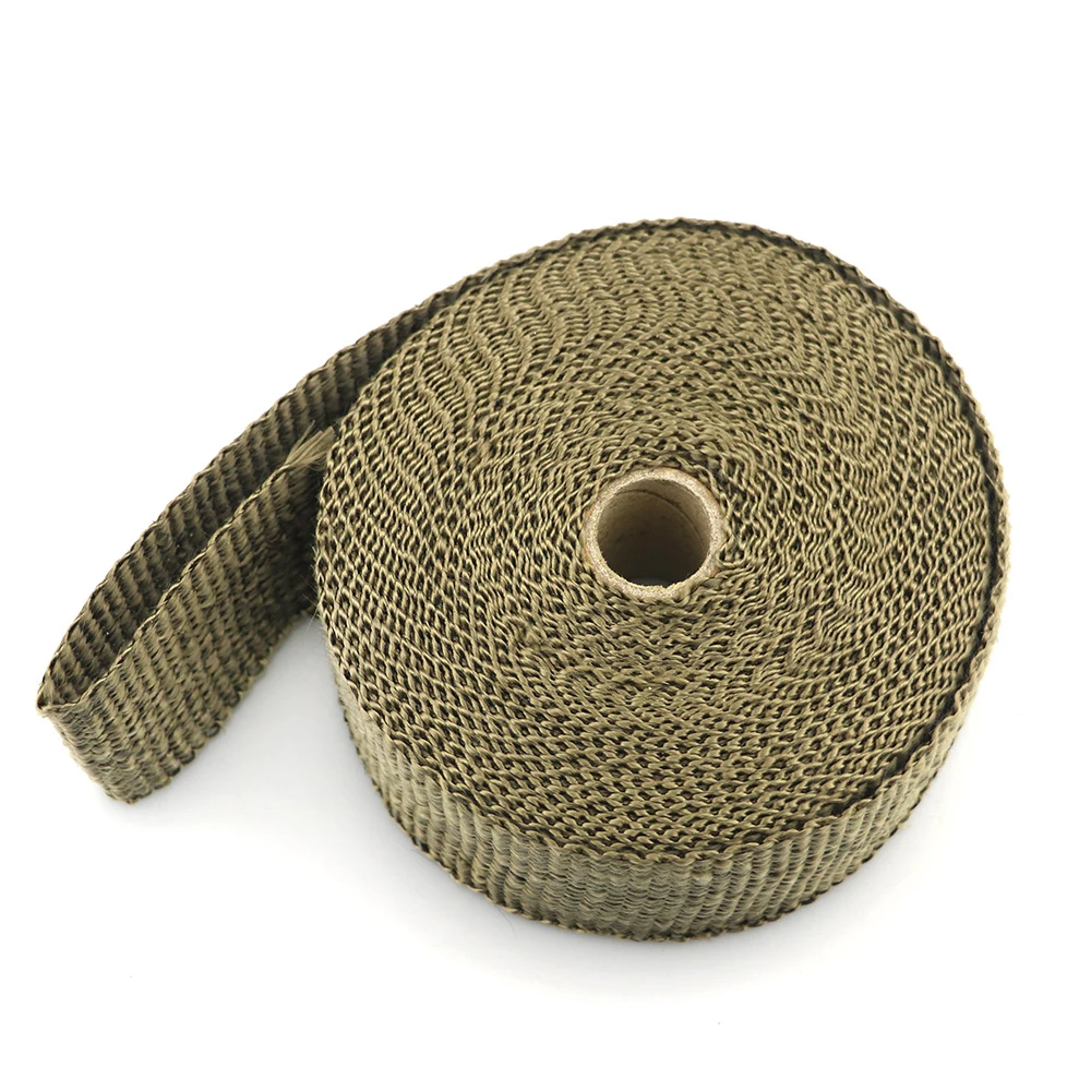 Передняя и средняя выхлопная труба мотоцикла теплозащитная ткань обертывание