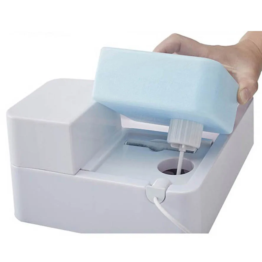 Прямоугольный светодиодный фонтан для питомцев кормушка с водопадом кошек