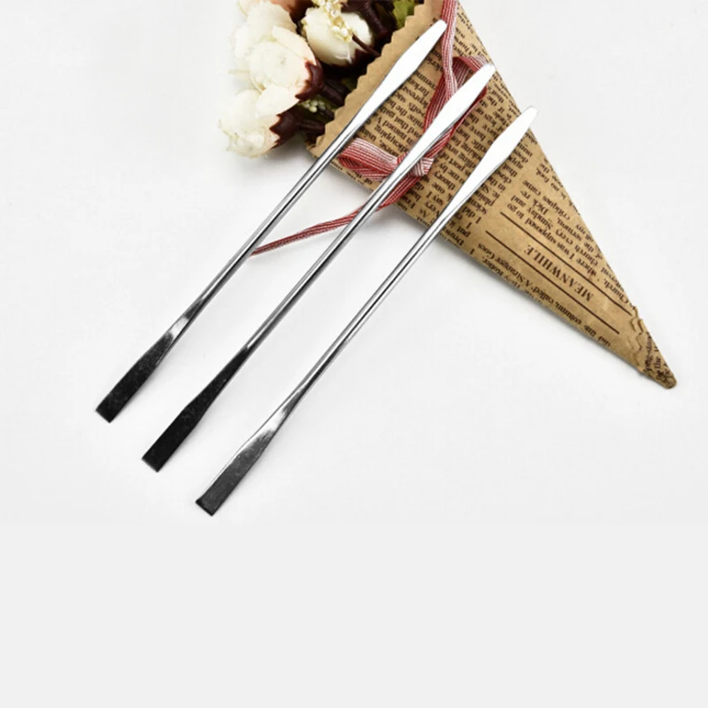 Четыре лилии 1 шт. Профессиональный смешивающий шпатель из нержавеющей стали с