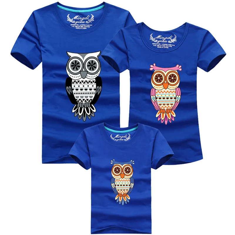 1 шт. летние одинаковые комплекты для всей семьи футболки папы и ребенка с милой