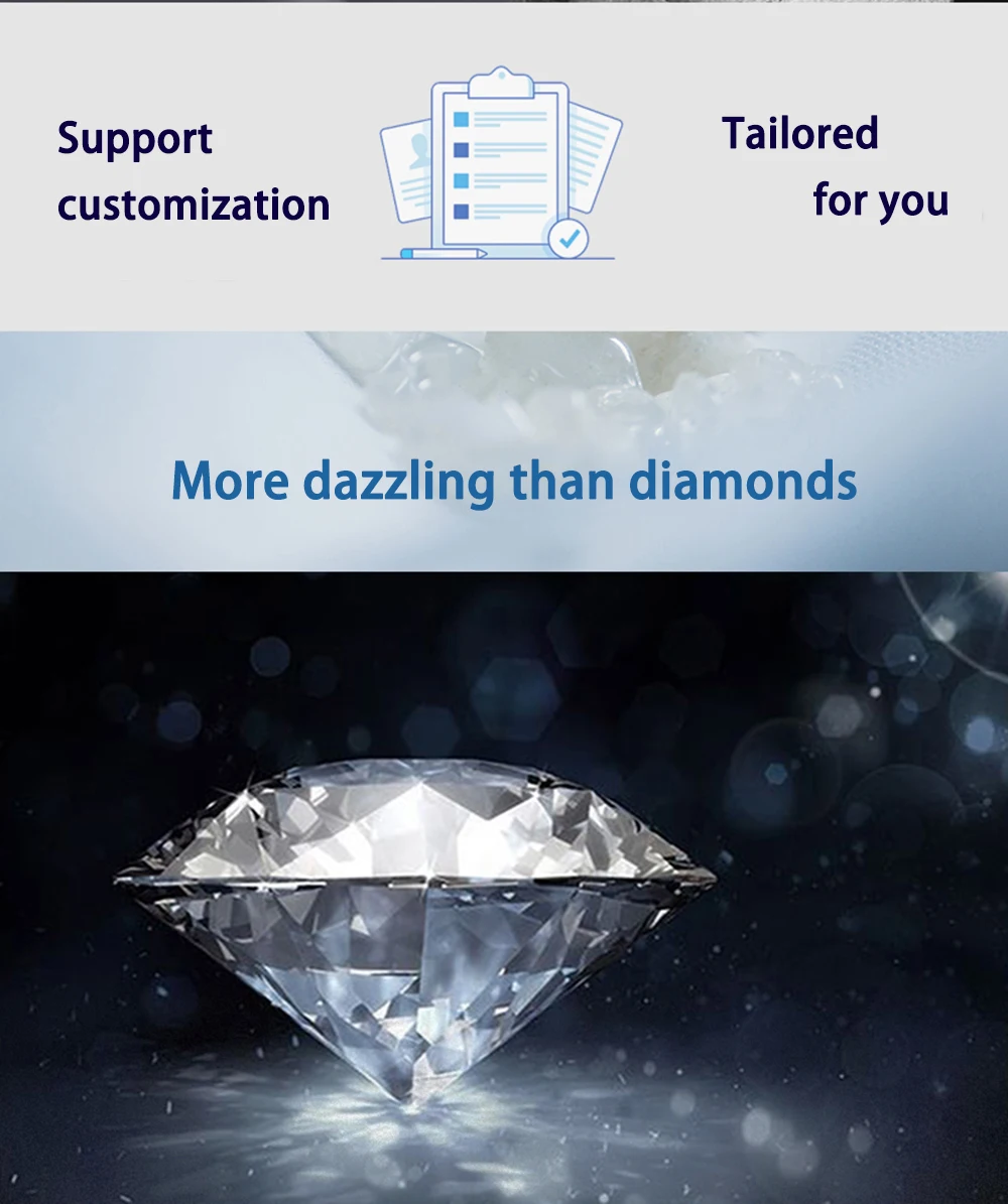 14 к кольцо из белого золота 1ct 2ct 3ct круглая огранка DF Moissanite обручальное кольцо юбилейное кольцо Moissanite кольцо для женщин