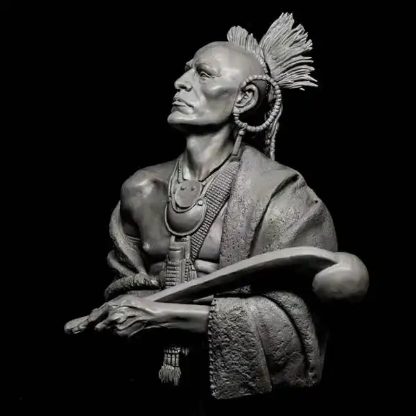 1/10 бюст смолы фигурки модели наборы MOHAWK Unassambled Неокрашенный-538