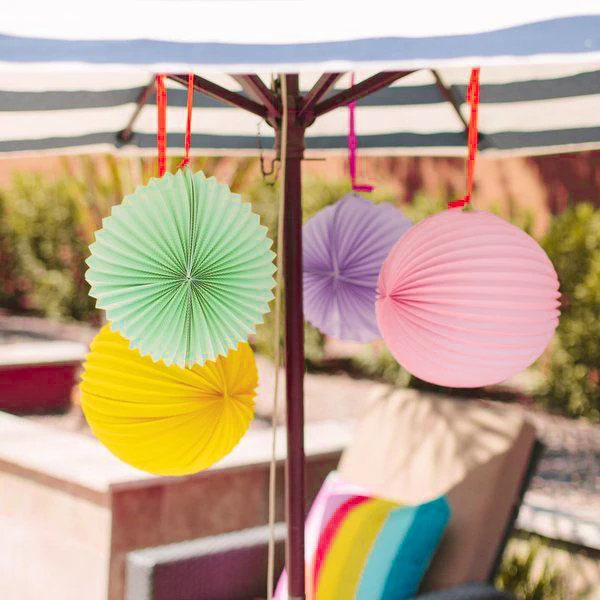 1 шт. 32 см большой гармошка плиссированная бумага арбуз фонарь для свадьбы