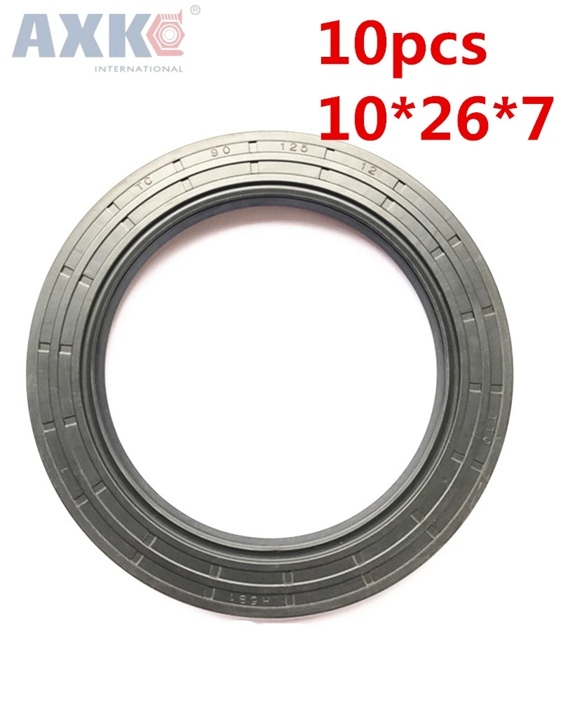 

Каркасный масляный уплотнитель AXK 10 шт. TC10x26x7, 10x26x7, женские кольца