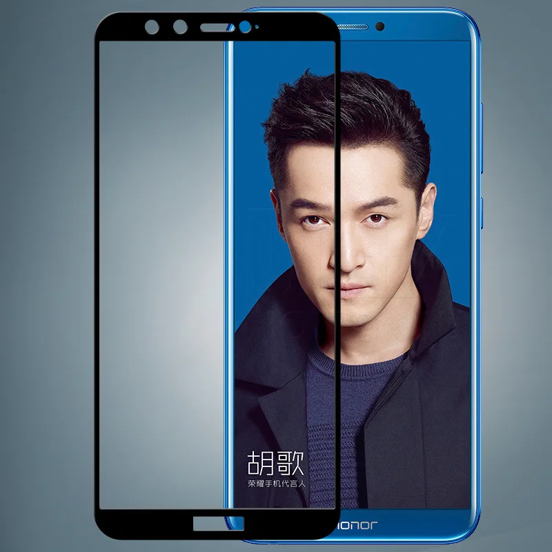 защитная пленка с полным покрытием стекло защита экрана на huawei honor 9 lite (размер