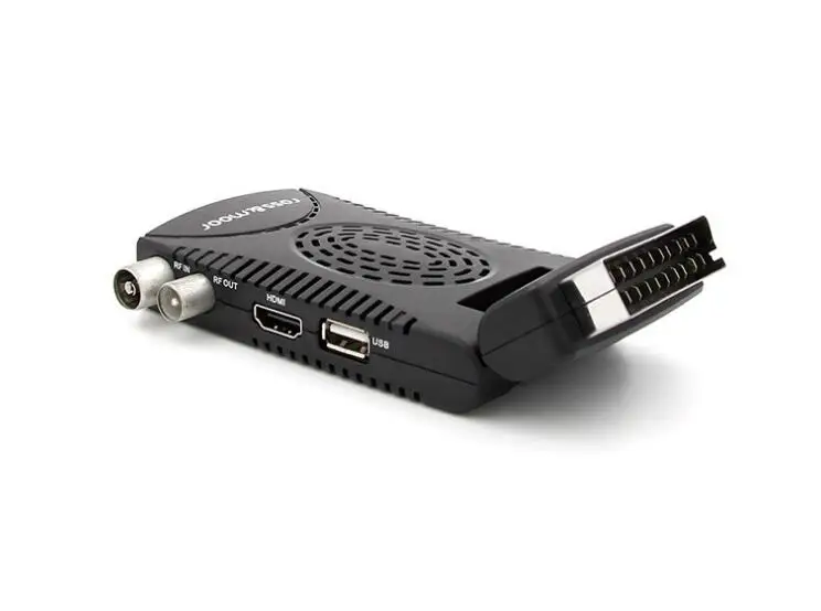 Мини scart самый маленький мини HD DVB-T2 ТВ приемник совместим с DVB-T/MPEG-4/H.264 dvb t2 тюнер hdmi+ scart выход