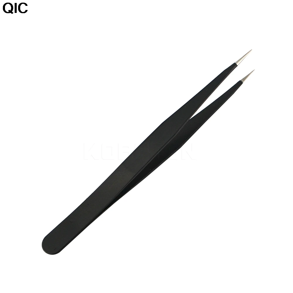 Антистатические изогнутые пинцеты для бровей из нержавеющей стали дизайна