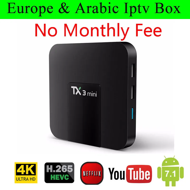 Бесплатно forever Arabic IPTV box без месячной платы IPTV Франция, Италия Великобритания Швеция Норвегия Африка пожизненный бесплатно HD 2G/16G Wifi 4 K