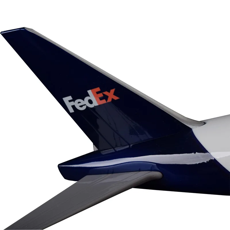 47 см смолы Boeing 777 FedEX авиакомпании для лазерной обрезки модели самолета Аэробус
