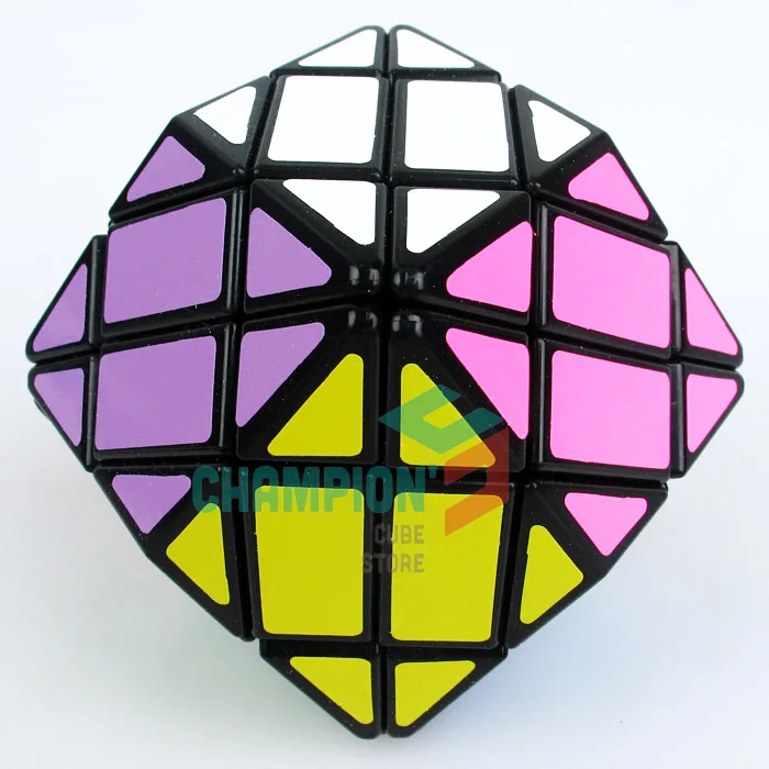 Lanlan Ромбический Додекаэдр Magic Cube головоломка Черно-белый обучения и