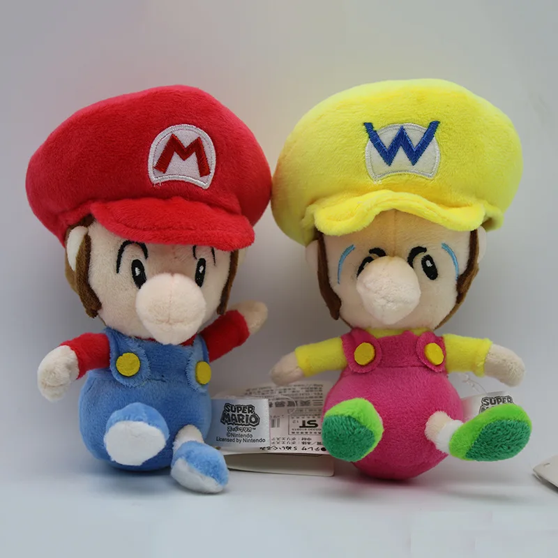 Супер Марио Луиджи плюшевые игрушки милые детские Братья куклы дети косплей