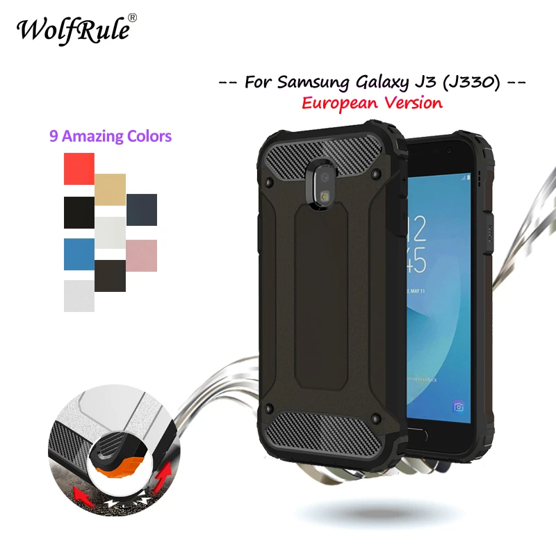 Чехол для Samsung Galaxy J3 2017 TPU и PC защитный чехол телефона J330|for samsung galaxy|case for galaxycase |