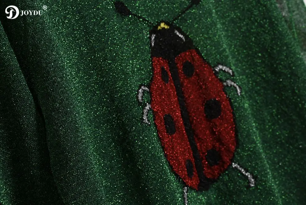 JOYDU Sweater Women 2018 New Fashion Design Ladybug Butterfly Jacquard Jumpers Casual Knitted Sweaters Tops Pullover pull | Женская
