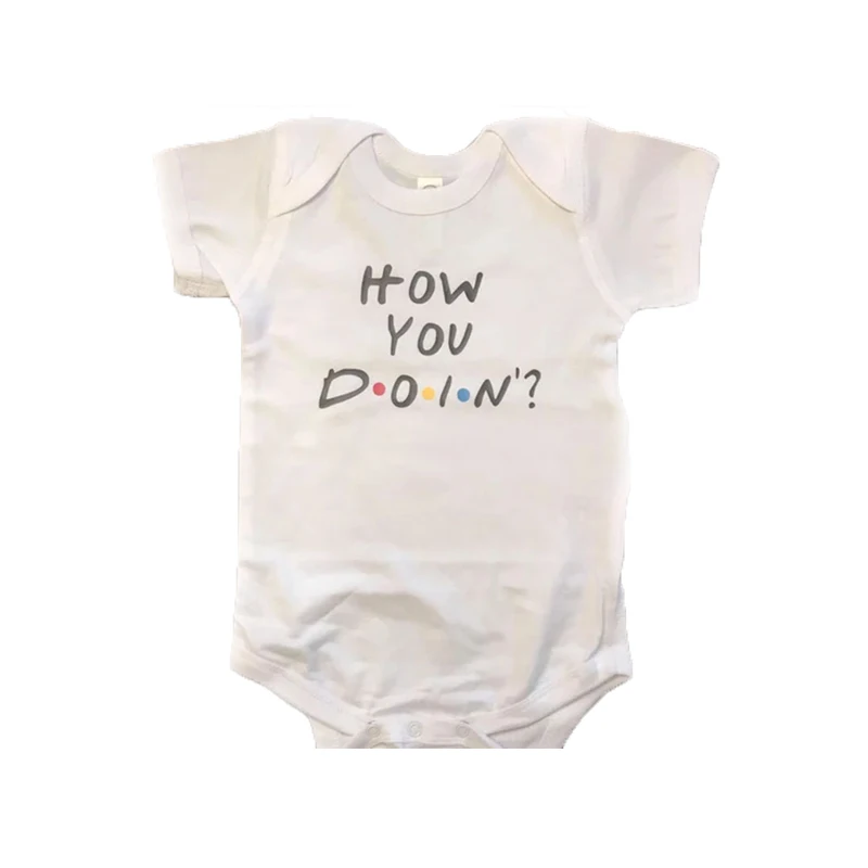 

YSCULBUTOL How You Doin' Cute Baby Bodysuit New Born Baby Gift Clothes 0-12M