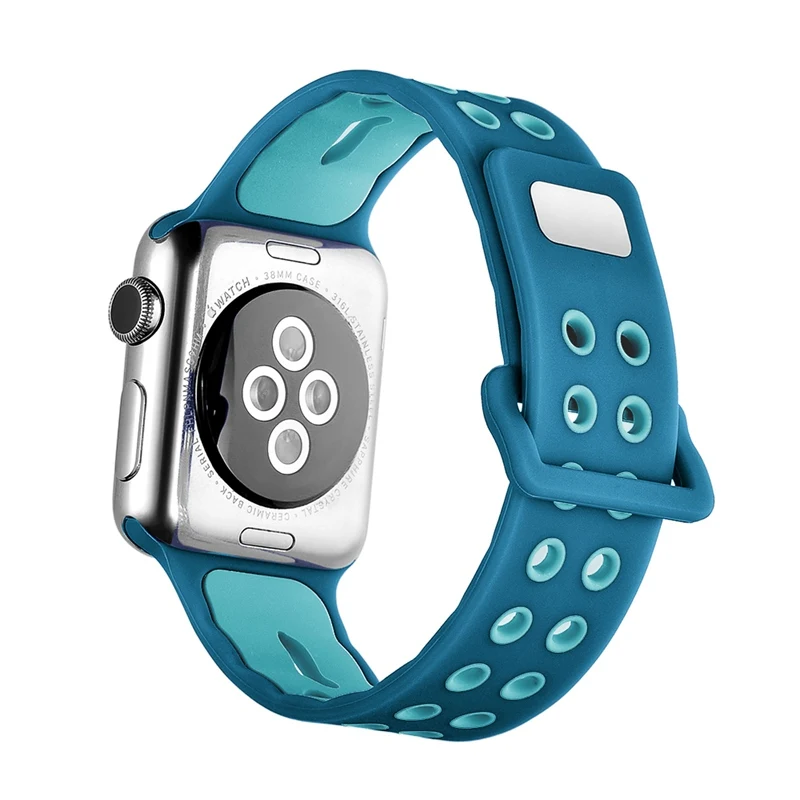 Urvoi 2017 ремешок для Apple Watch Series 3 2 1 легкий дышащий силиконовый мягкие спортивные iwatch