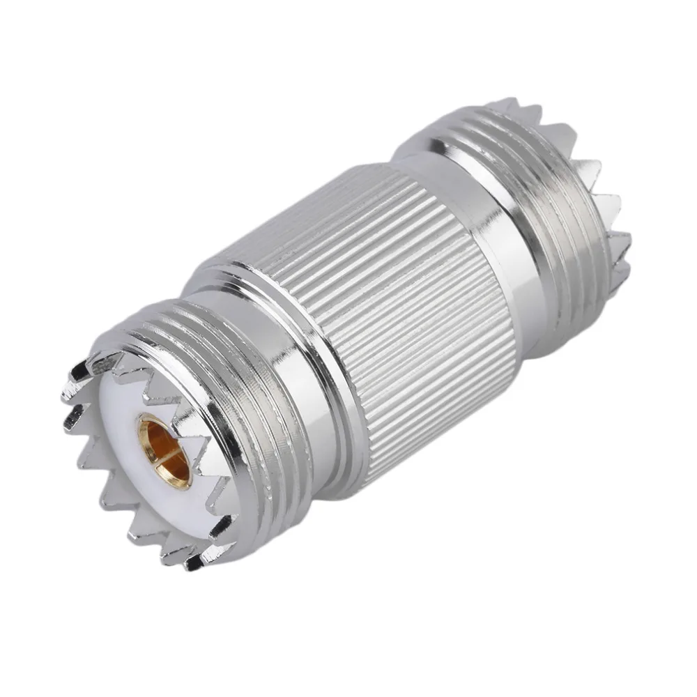 Новый прямой разъем адаптера UHF PL 259 SO 240 Female To Jack RF Лидер продаж|uhf connector|uhf female