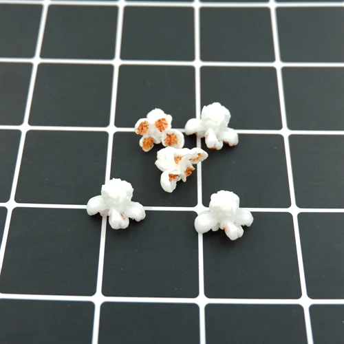 1 Kawaii Popcorn 3d Смола Кабошон для телефона деко бант для волос diy Украшение для телефона - Цвет: 1