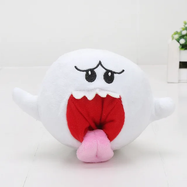 ghost 10 ''25 см Super Mario Bros, плюшевые куклы, классические игровые персонажи, Супер Марио и Луиджи Йоши Марио, производитель, мягкая плюшевая кукла, игрушка - Цвет: ghost