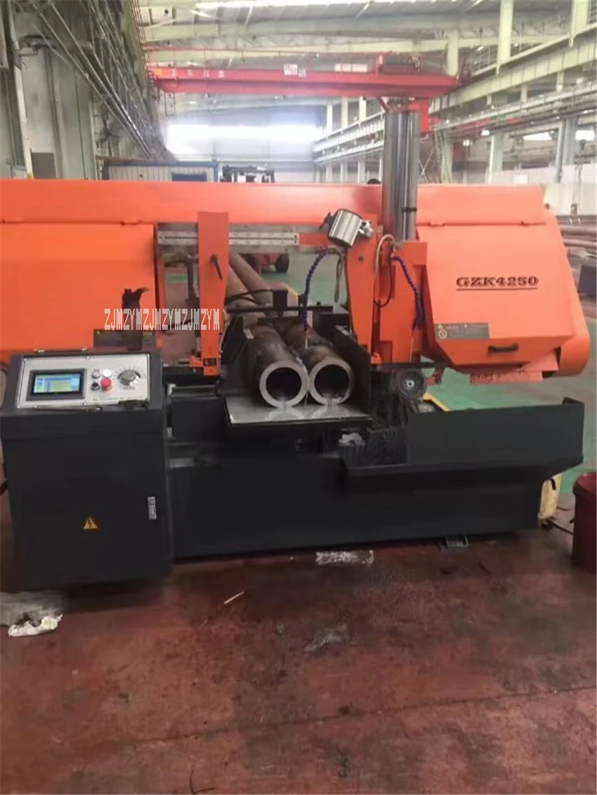 GZK4250 полностью автоматический с ЧПУ пильный станок высокого качества горизонтальный станок для резки металла пила машины 380 В 550 кВт 550* мм