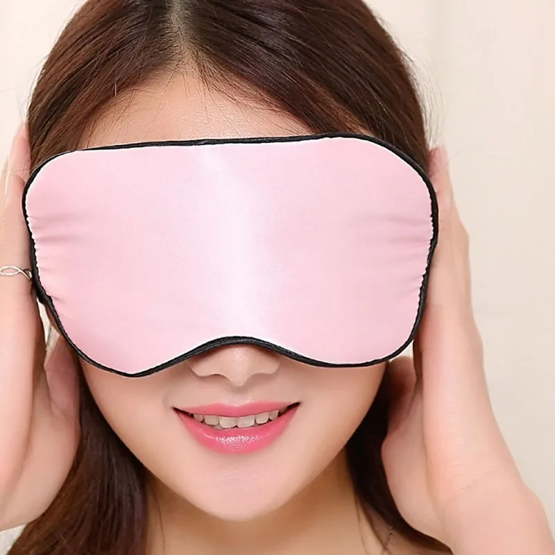 1 шт. новинка маска для сна из чистого шелка мягкий тент чехол путешествий