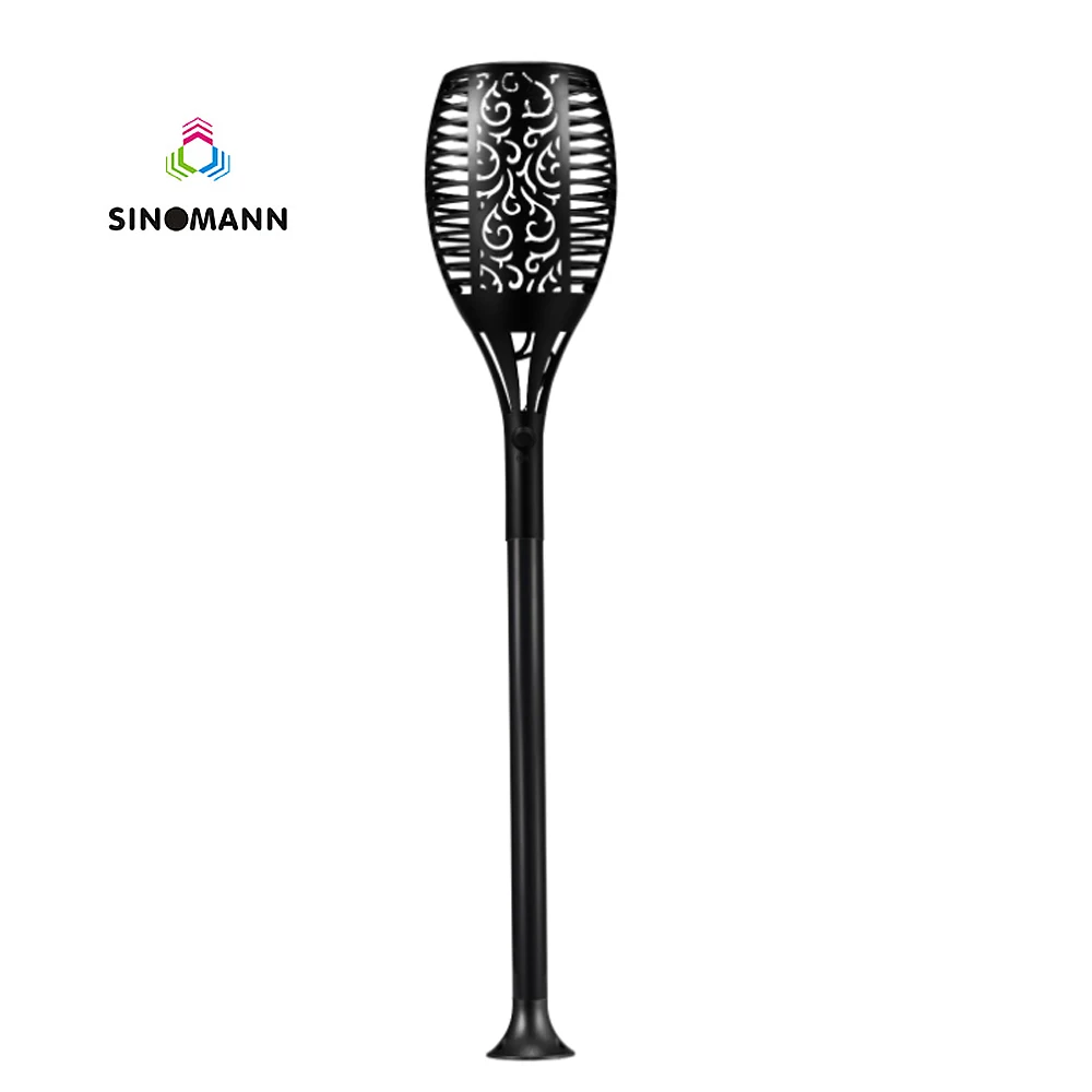 96leds Солнечная пламя мелькать сад лампа Torch Light IP65 прожекторы Пейзаж украшения