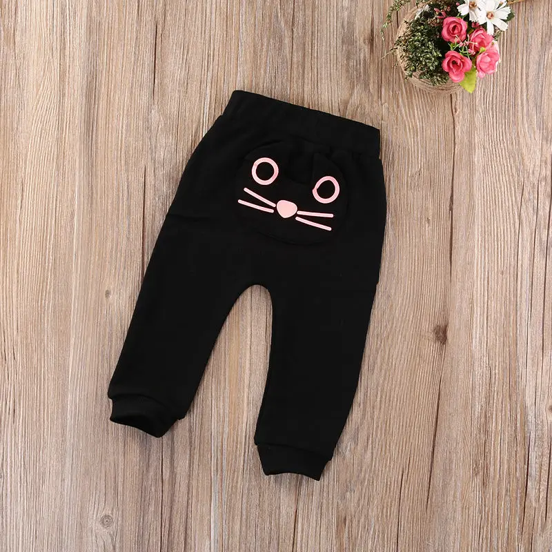 Детские хлопковые брюки с рисунком кошки на Возраст 3 24 месяца|pp pants|baby newborn leggingsbaby