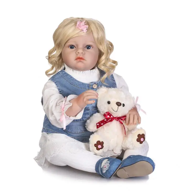 70 см Кукла Reborn Toys Принцесса Девочка мягкая силиконовая BeBe Lifelike Новорожденные
