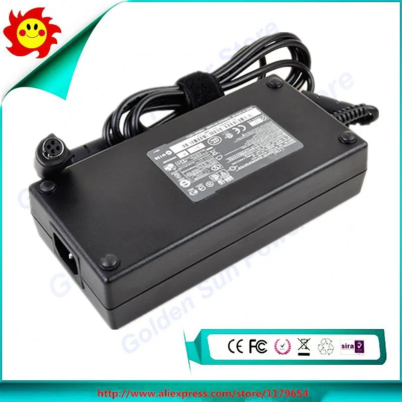 180 Вт 19 в 9.5A настоящий адаптер переменного тока для Toshiba Tecra W50-ABT1500 рабочая станция