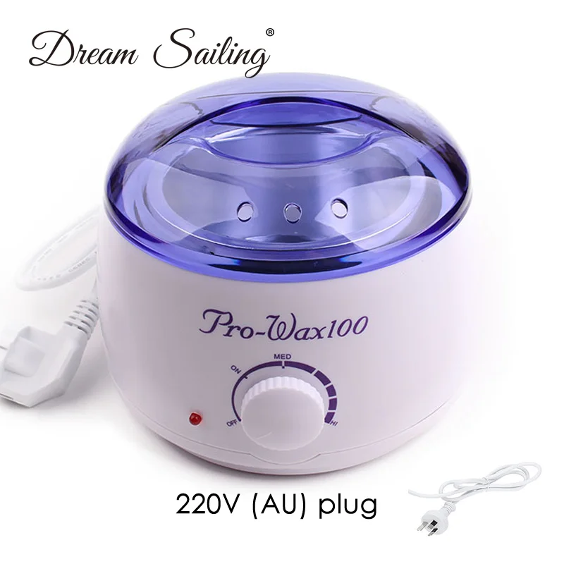 220V(AU)Plug Pro-Wax100 нагреватель воска мини машина Спа Ручной депилятор ноги парафин воск перезаряжаемая Машина Для Депиляции Тела инструмент для удаления волос - Цвет: 220V(AU)Plug
