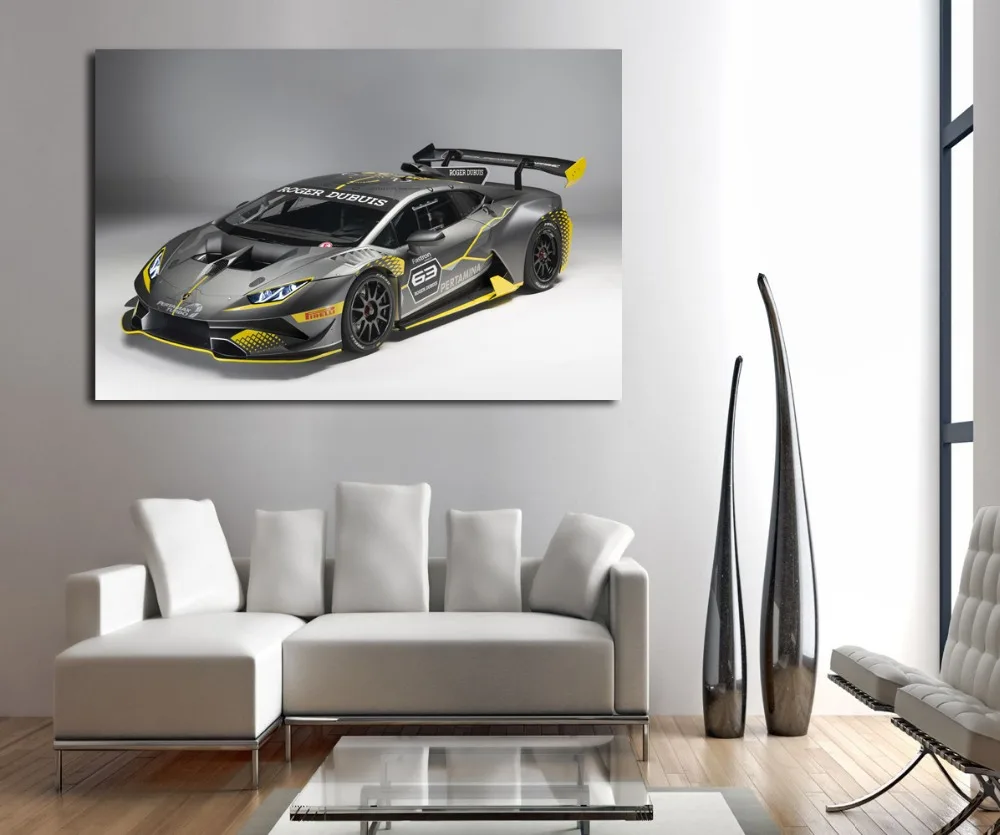 Автомобили Huracan Super Trofeo EVO обои для спортивных автомобилей печать на холсте