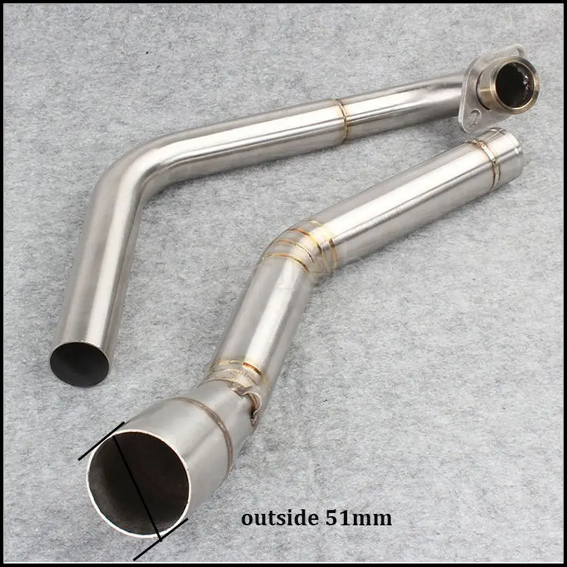 Akrapovic мотоцикл выхлопной глушитель выхлопной трубы слипоны Escape мото полный Системы Труба среднего звена трубы для Yamaha YZF R15 выхлопной MT15 MT125