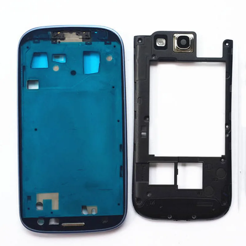 10 шт. среднего Рамки Корпус чехол на замену рамка для Samsung Galaxy S3 i9300 + передняя