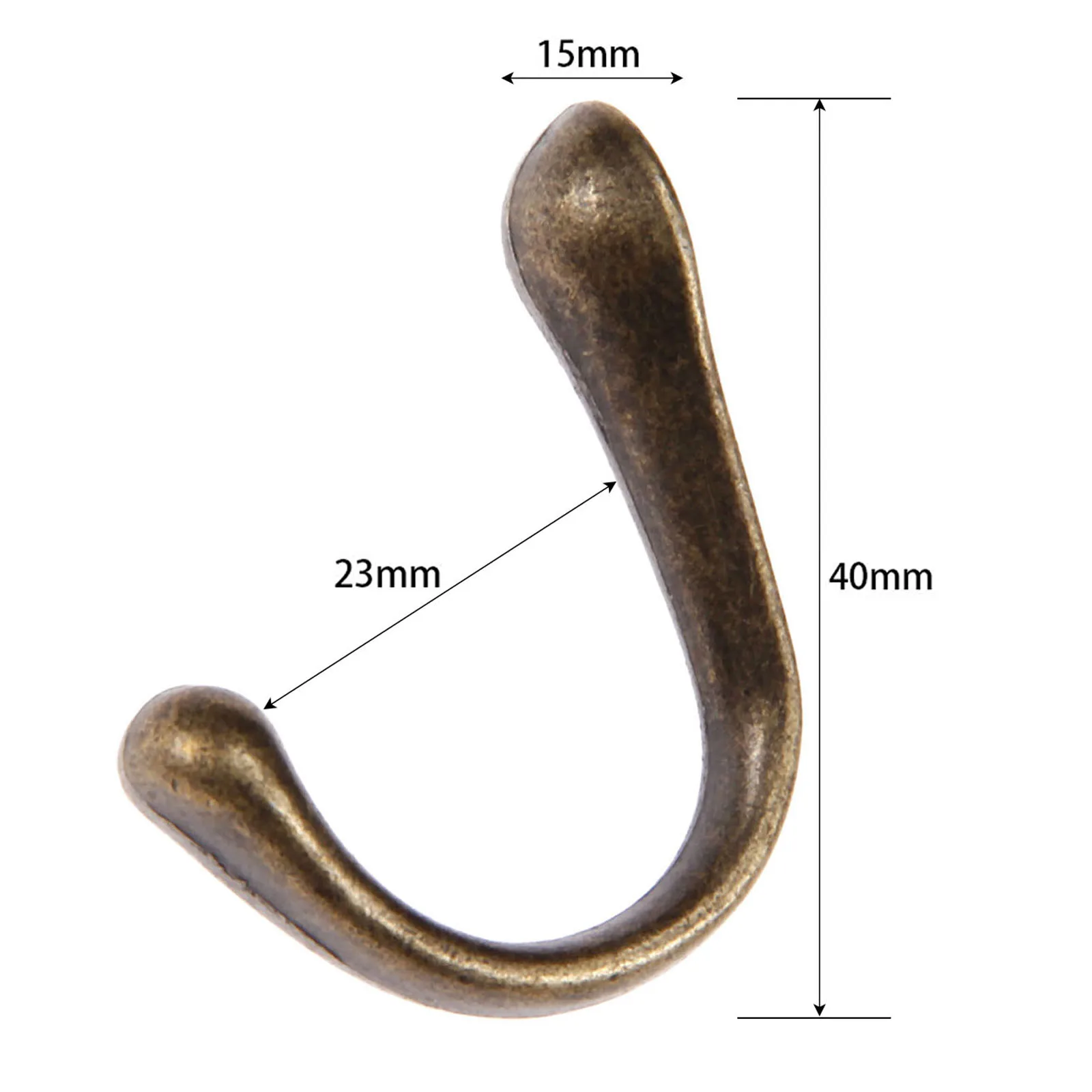 10 шт. винтажные бронзовые настенные крючки вешалки для одежды полотенец дверные