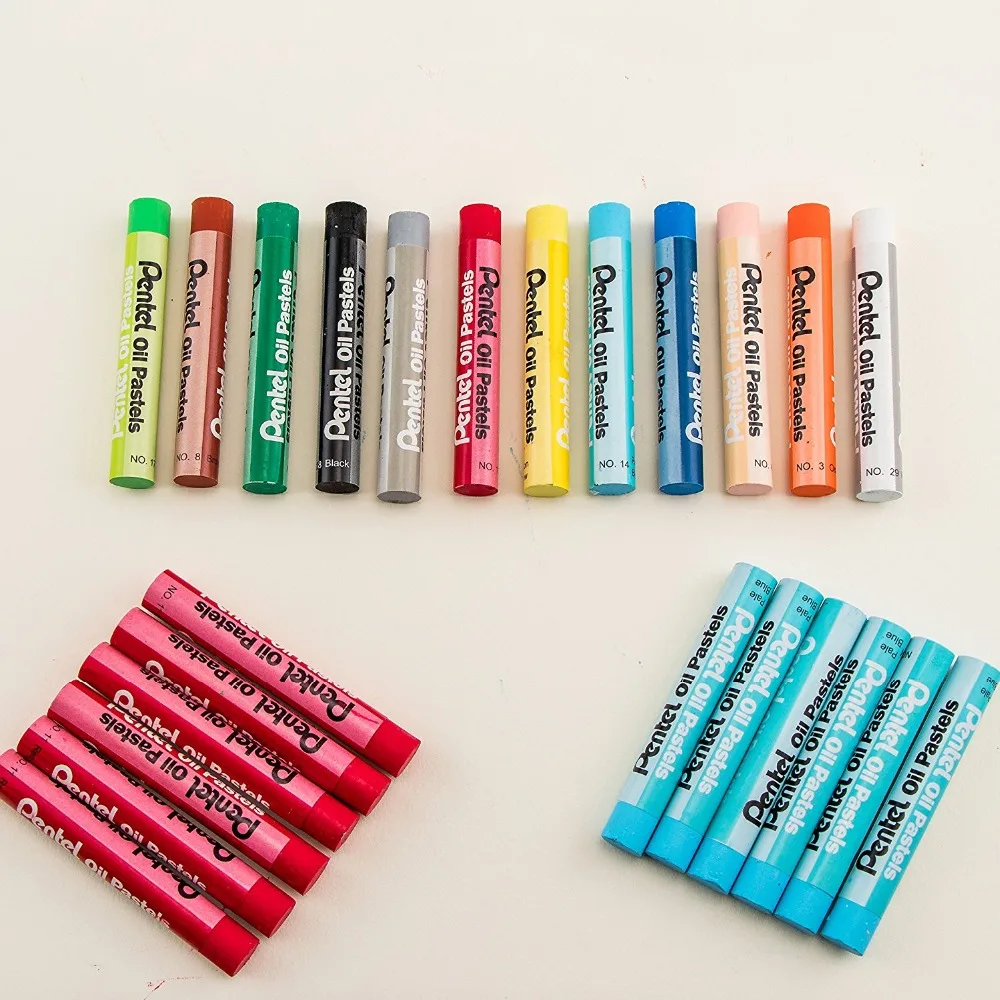 Пентел искусство масляные пастели для рисования живопись арт поставщик 50 цветов