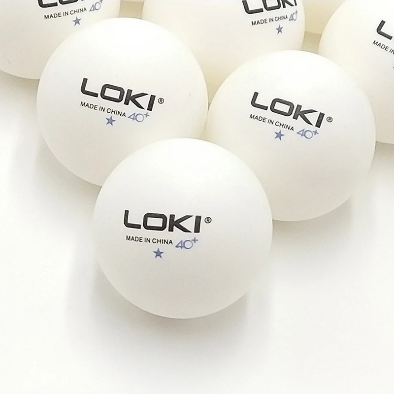 Мячи для настольного тенниса LOKI 30 шт./упак. 1 Star белые 40 + мм из АБС пластика мячи