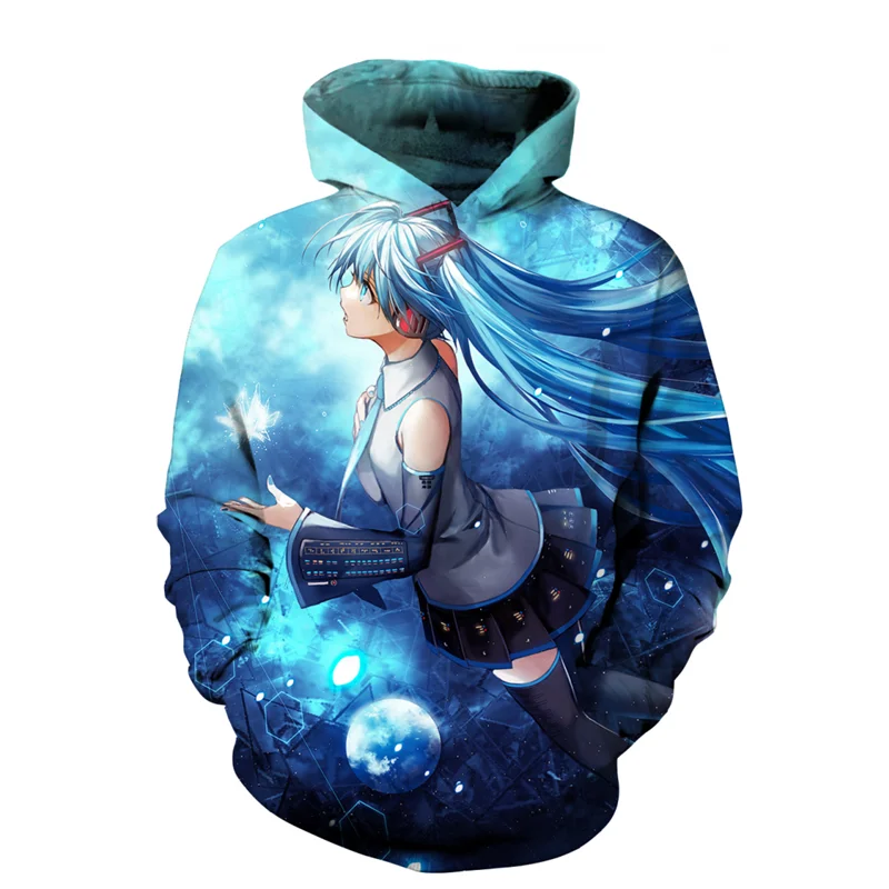 Толстовки SOSHIRL первая в мире принцесса хипстерские аниме блестящие синяя худи