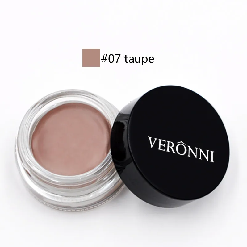 07 taupe 8 цветов, матовый водонепроницаемый гель-крем для бровей, гель для бровей, без пятен, 21 г - Цвет: 07 taupe