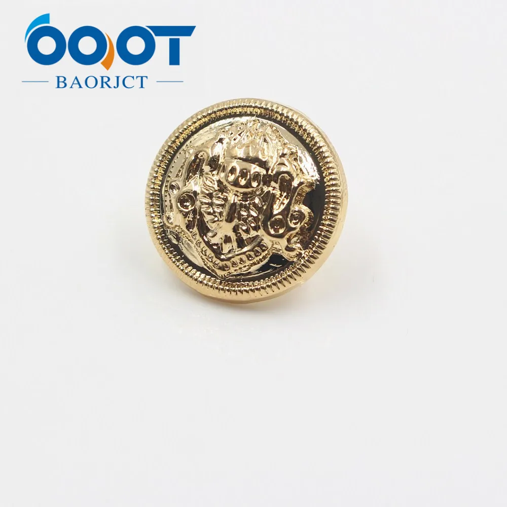 Высококачественные классические металлические кнопки OOOT BAORJCT 25/22/18/15 мм