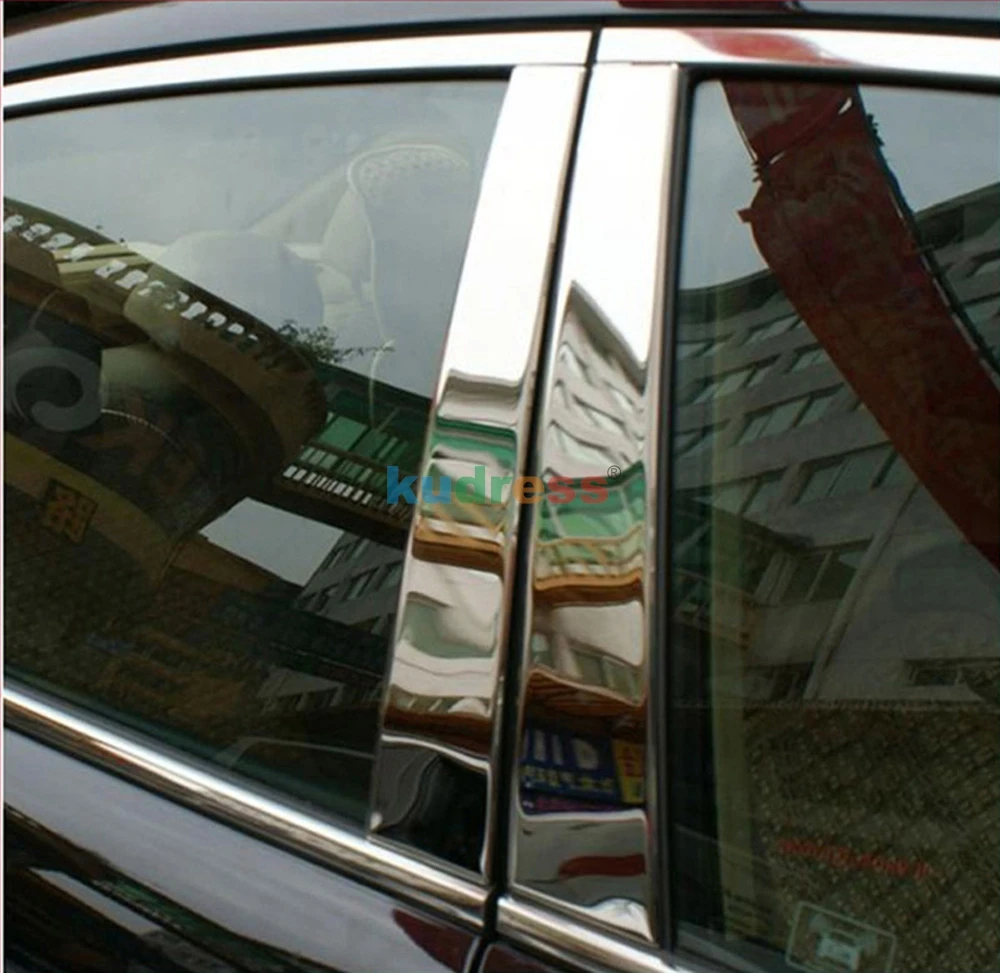 Для Mazda CX7 CX-7 2007 2008 2009 2010 2011 нержавеющая сталь окна Планки центр столбы B+ C стойки Чехлы аксессуары 6 шт