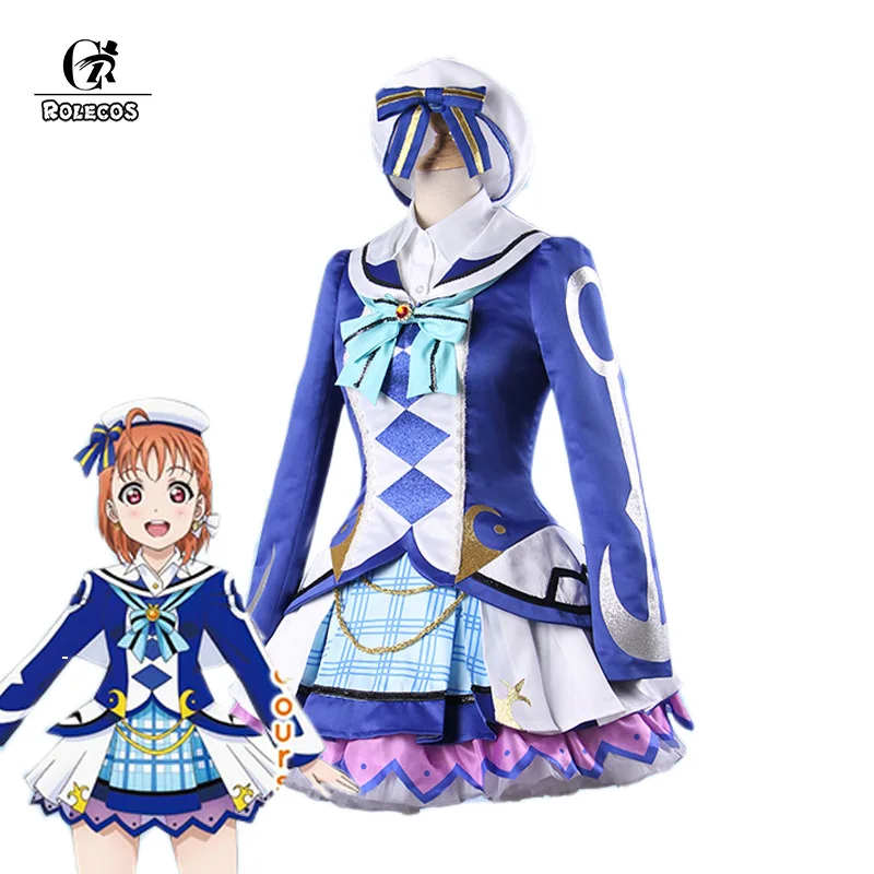 Ролекос Love Live Sunshine Косплей Ruby Chika Hanamaru Мари Рико You Костюм члена Aqours косплей